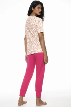 Damen Mey Anzug 7/8 lang Serie Petites Fleurs