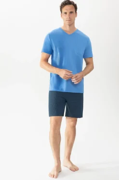 Herren Mey Anzug kurz Serie Micro Blue