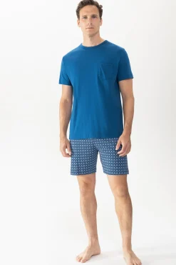 Herren Mey Anzug kurz Serie Blue Flower