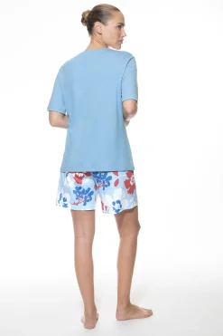 Damen Mey Anzug kurz Serie Springrose