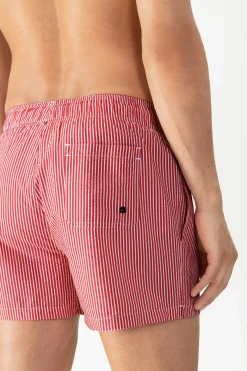 Herren Mey Badeshorts Serie Seersucker Breeze Stripes