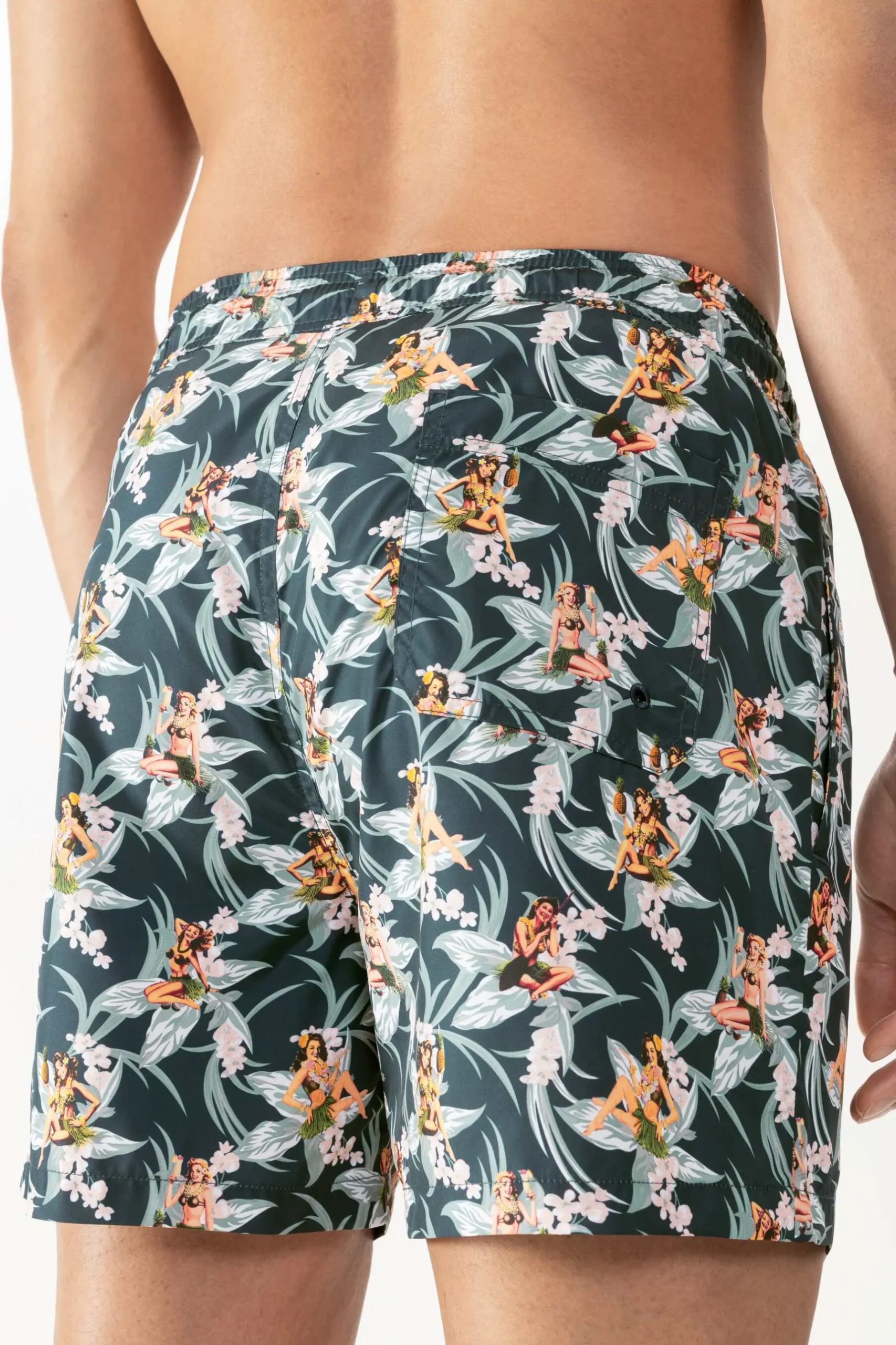 Herren Mey Badeshorts Serie Tropical Bliss