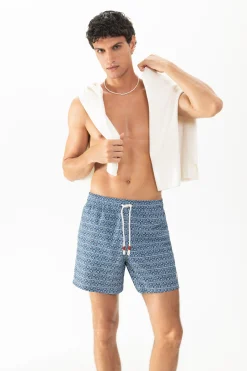 Herren Mey Badeshorts Serie Azure Oasis