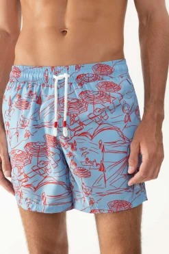 Herren Mey Badeshorts Serie Coast Charms