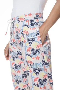 Damen Mey Hose in 3/4-Länge Serie Palm Shades