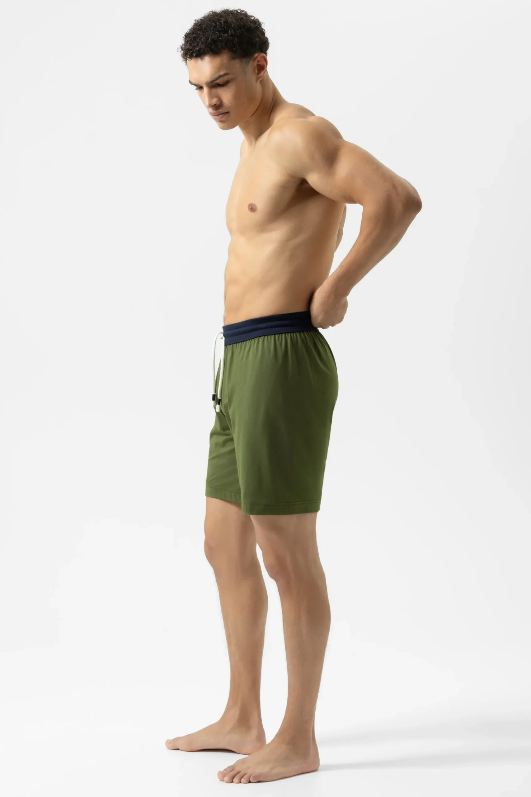 Herren Mey Hose kurz Serie Dry Cotton Night