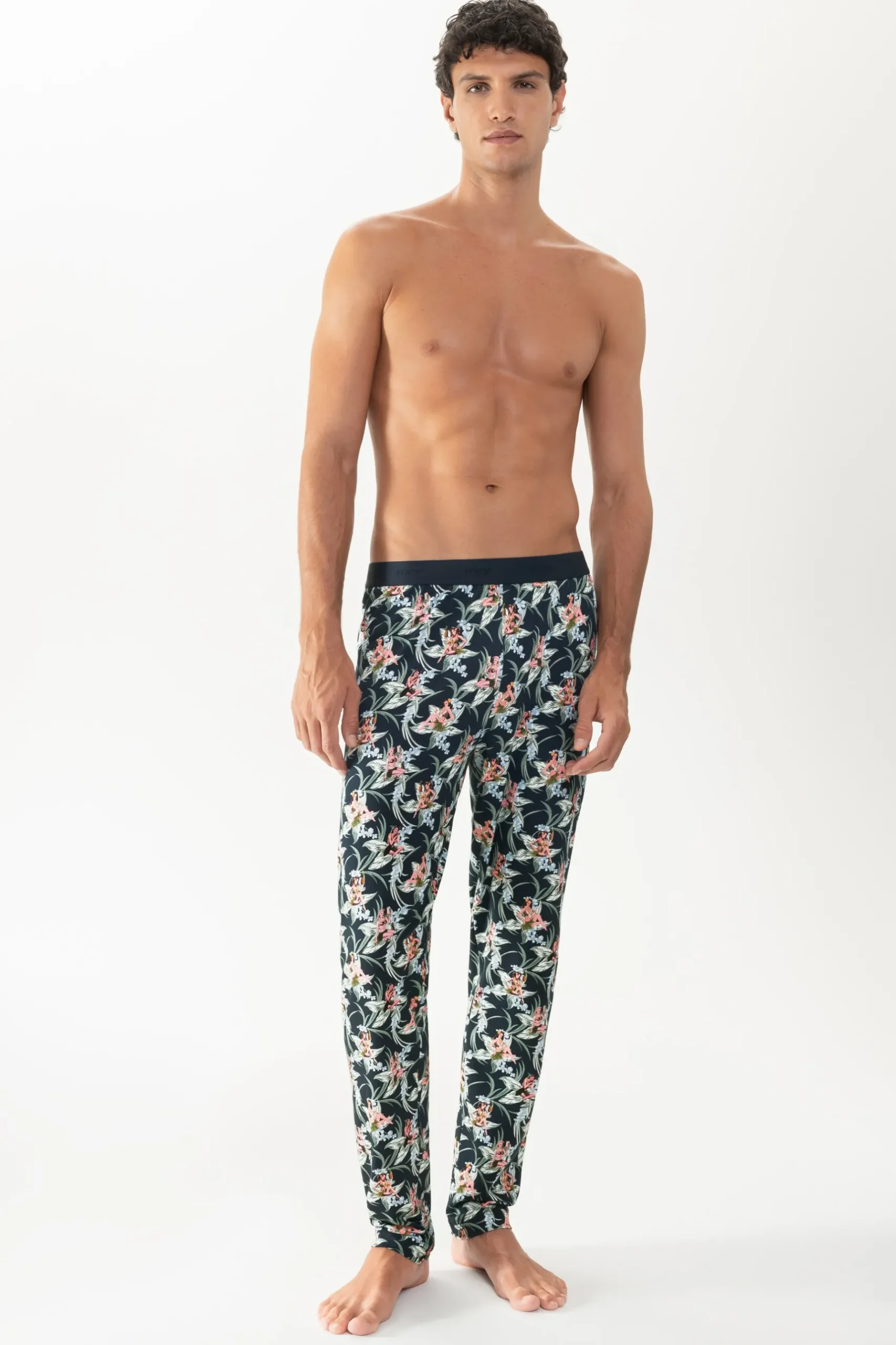 Herren Mey Hose lang Serie Tropical Bliss