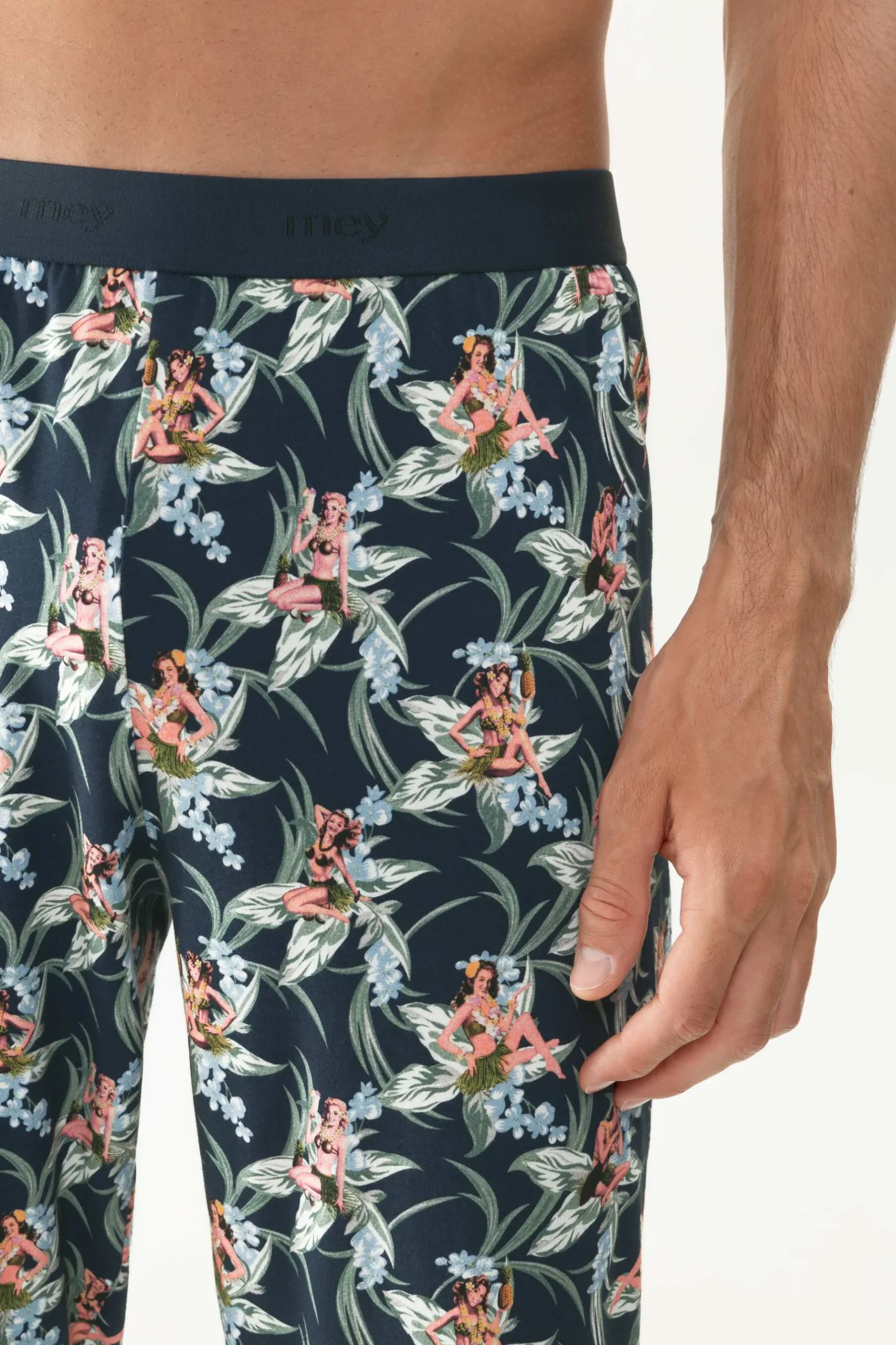 Herren Mey Hose lang Serie Tropical Bliss