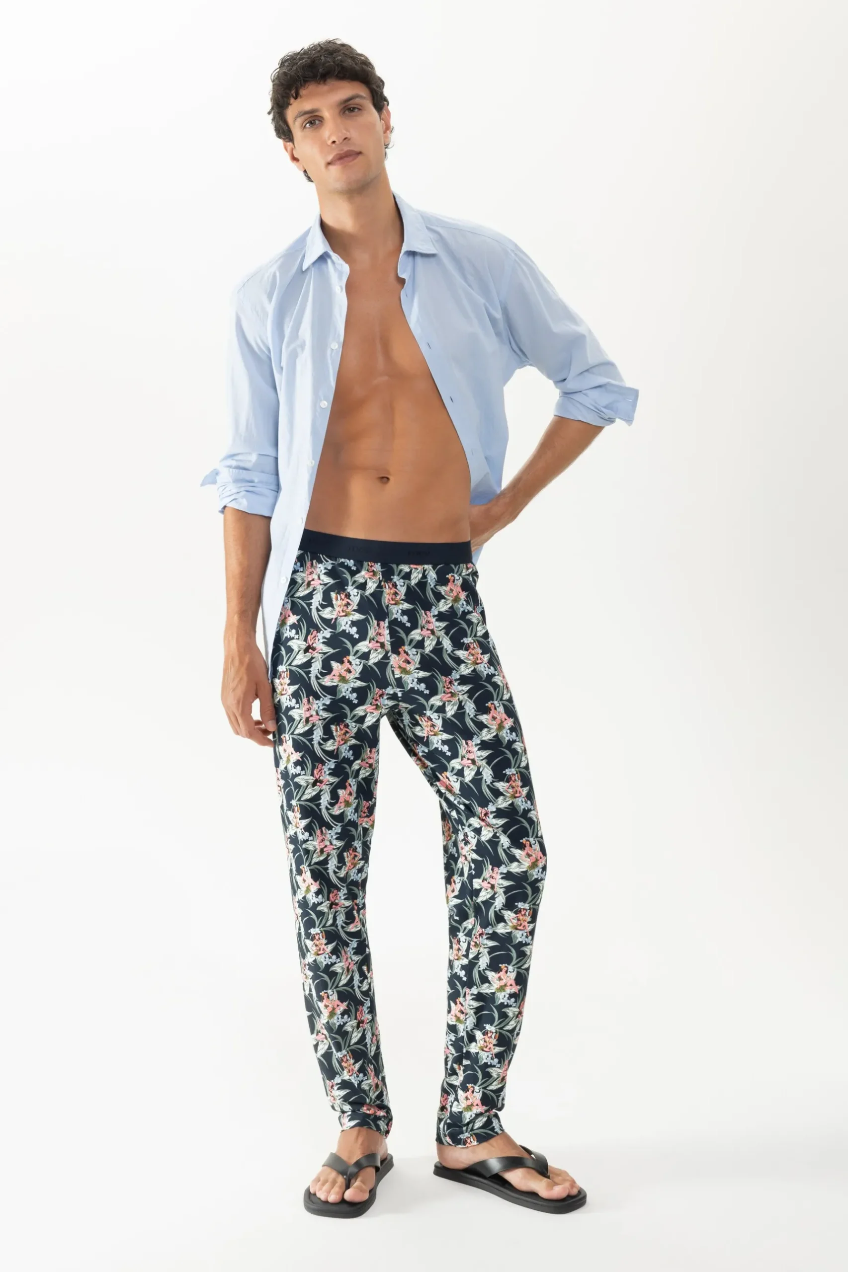 Herren Mey Hose lang Serie Tropical Bliss