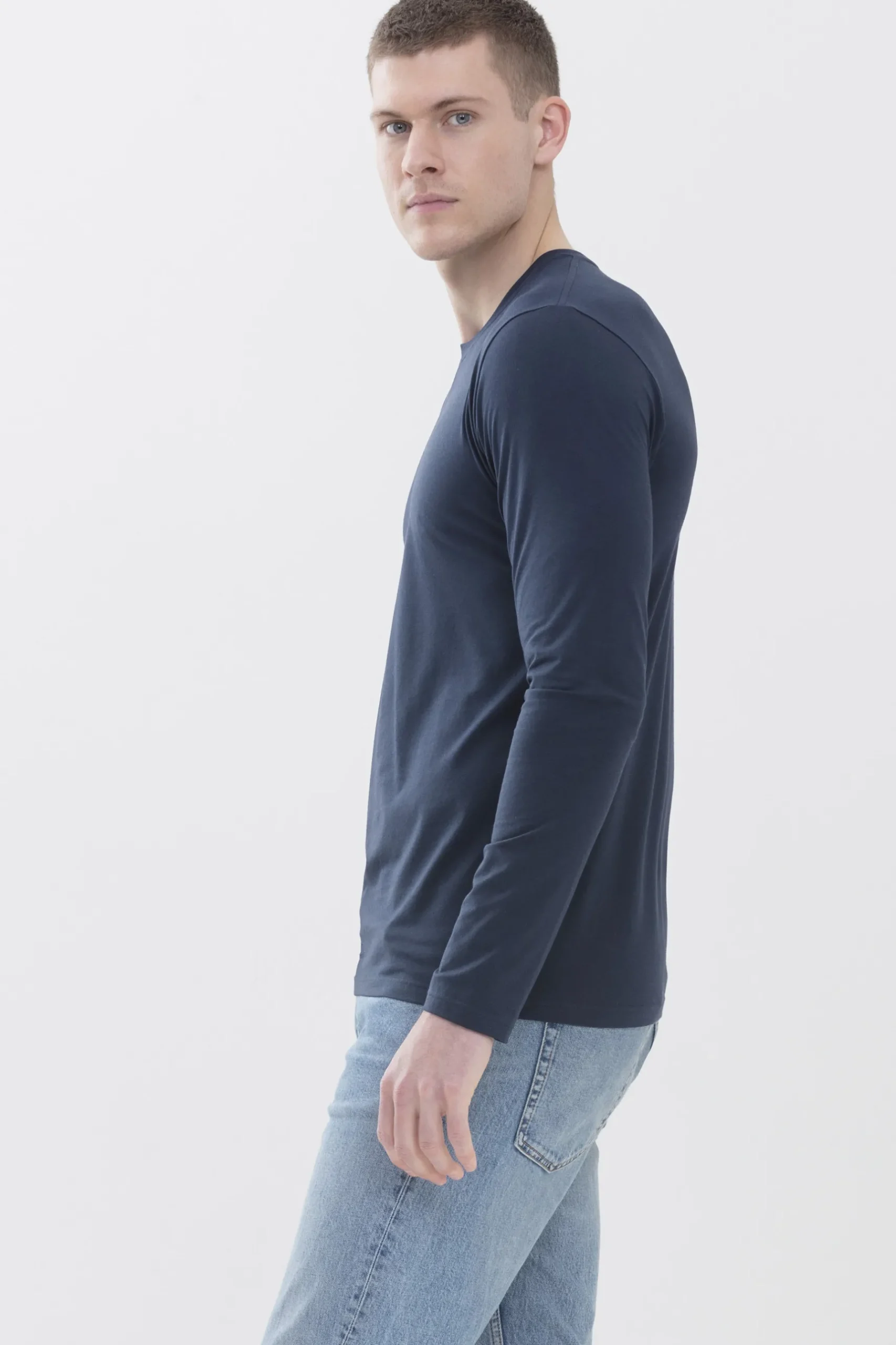 Herren Mey Hybrid-T-Shirt | Langarm Serie Hybrid T-Shirt