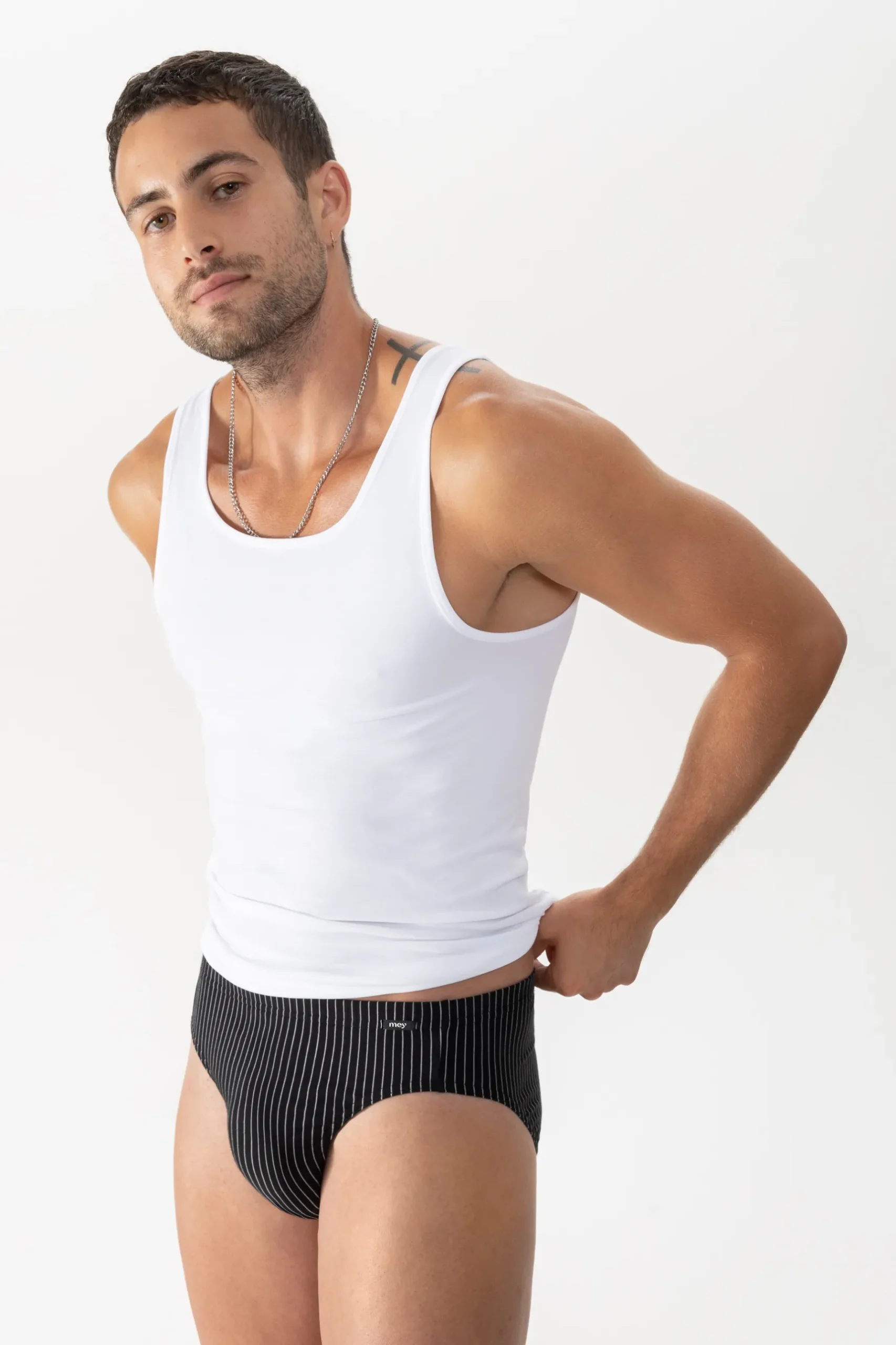 Herren Mey Jazz Pants Serie BC Stripes