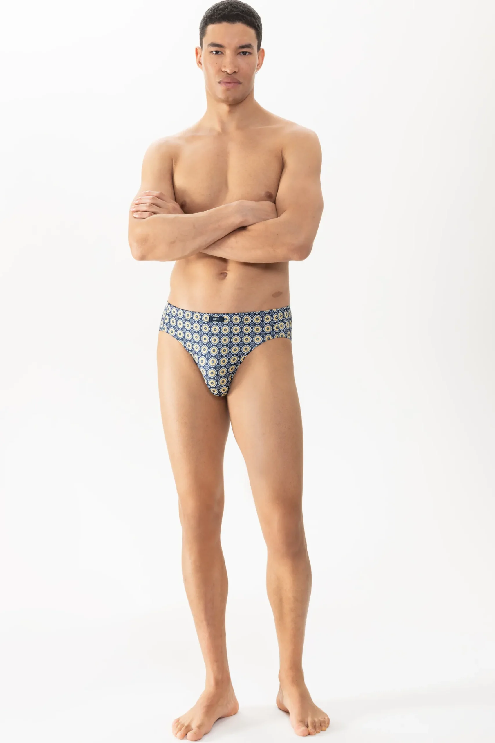 Herren Mey Jazz-Pants Serie Contrast Pattern