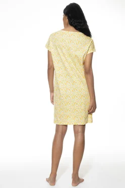 Damen Mey Kurzarm-Nachthemd Serie Lemon Dots