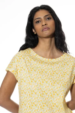 Damen Mey Kurzarm-Nachthemd Serie Lemon Dots
