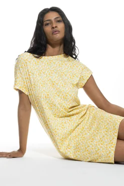 Damen Mey Kurzarm-Nachthemd Serie Lemon Dots