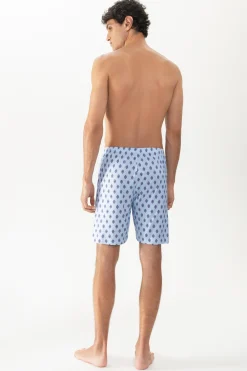 Herren Mey Kurze Loungehose Serie Stripes With Tie Pattern