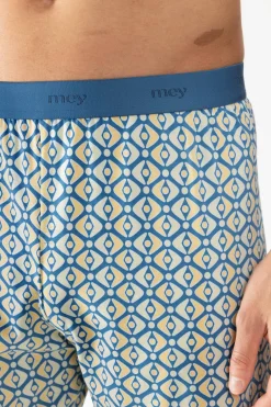 Herren Mey Kurze Loungehose Serie Geometric Shapes