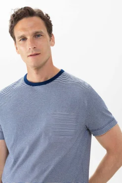 Herren Mey Kurzer Pyjama Serie Cote D´Azur Stripes