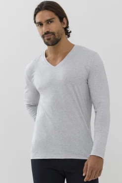 Herren Mey Langarm-Shirt Dry Cotton Colour