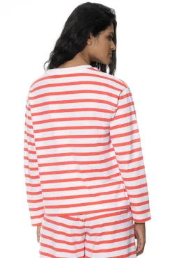 Damen Mey Langarm-Shirt Serie Summer Stripes