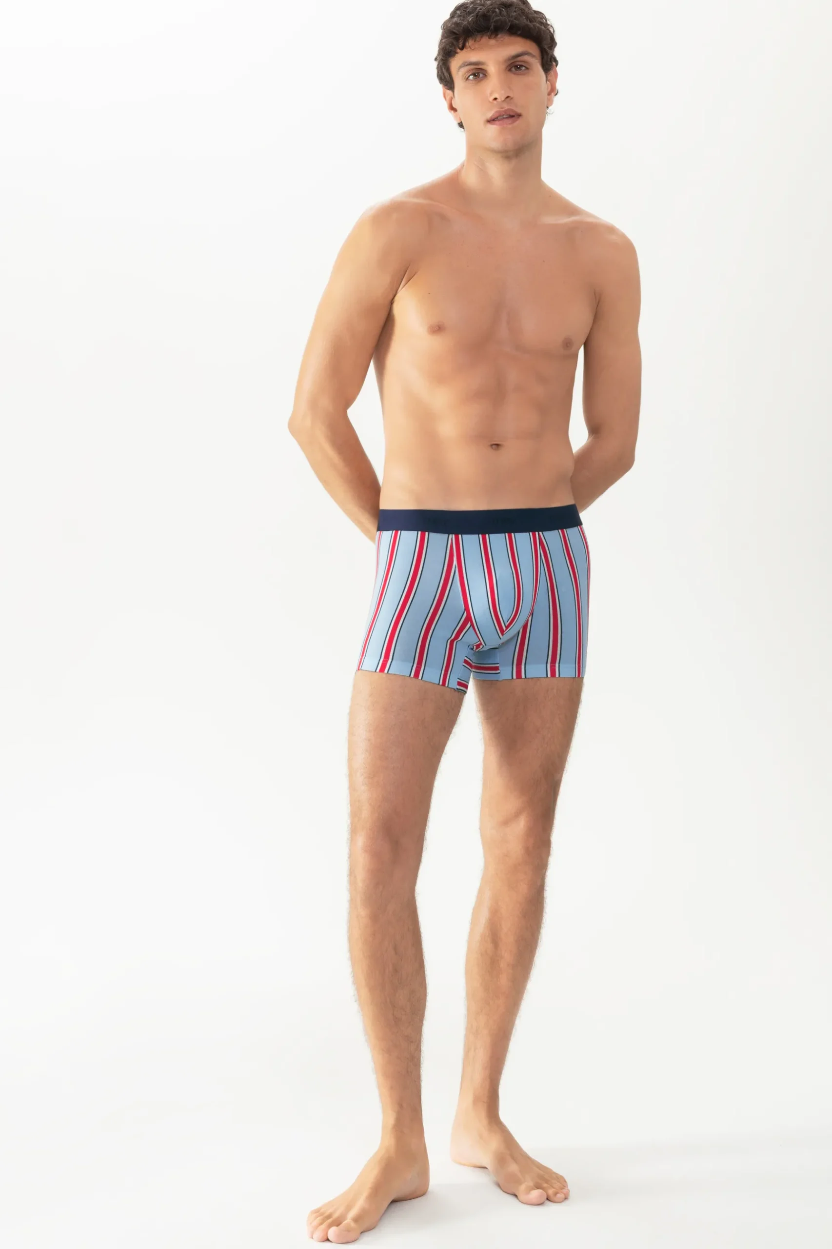 Herren Mey Long Shorty Serie Bold Lines