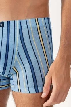 Herren Mey Long Shorty Serie Stripes Connection