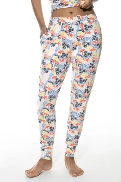 Damen Mey Loungehose Serie Palm Shades