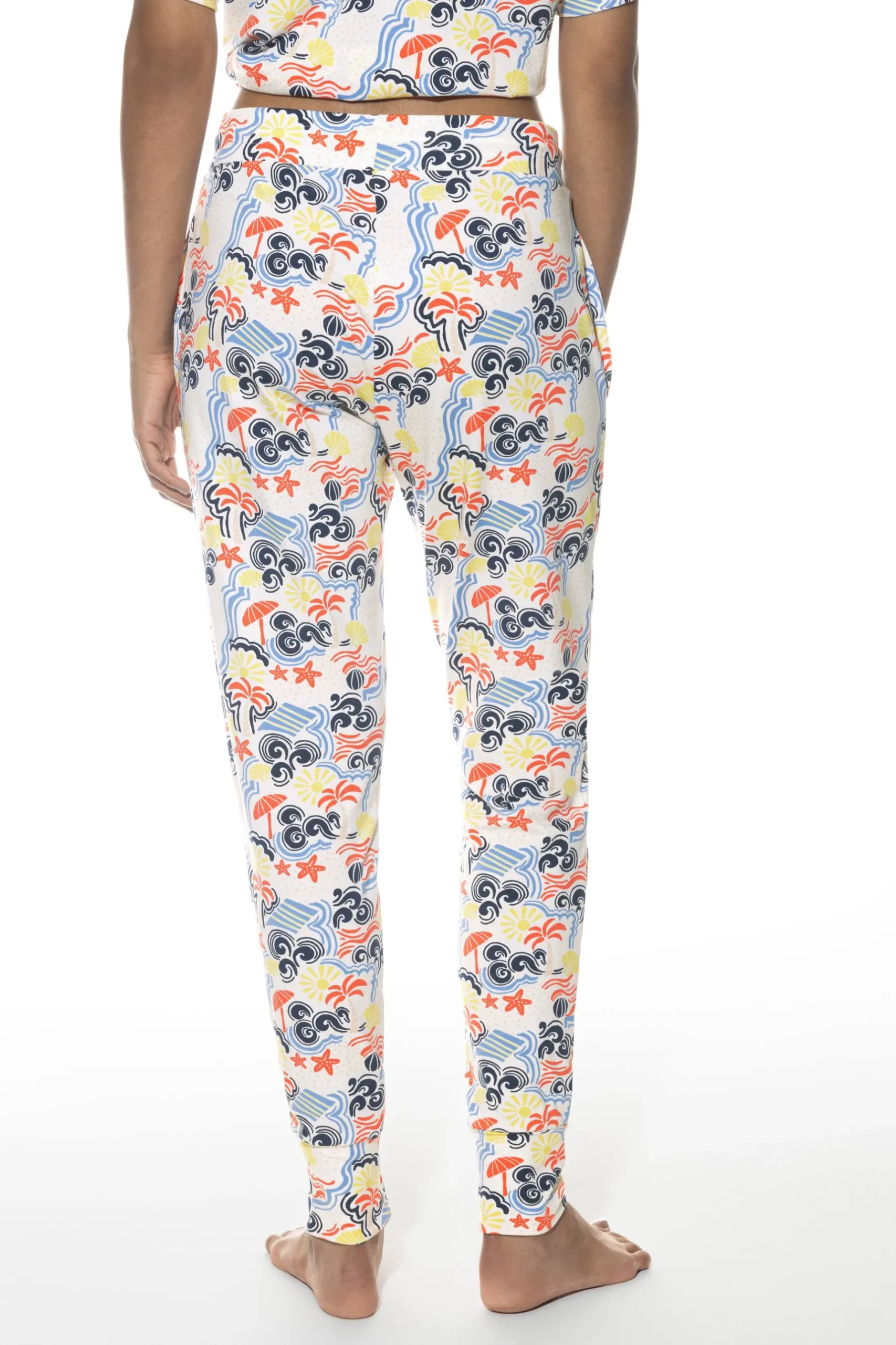 Damen Mey Loungehose Serie Palm Shades