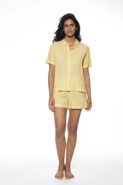 Damen Mey Pyjama-Set Serie Vichy Dream