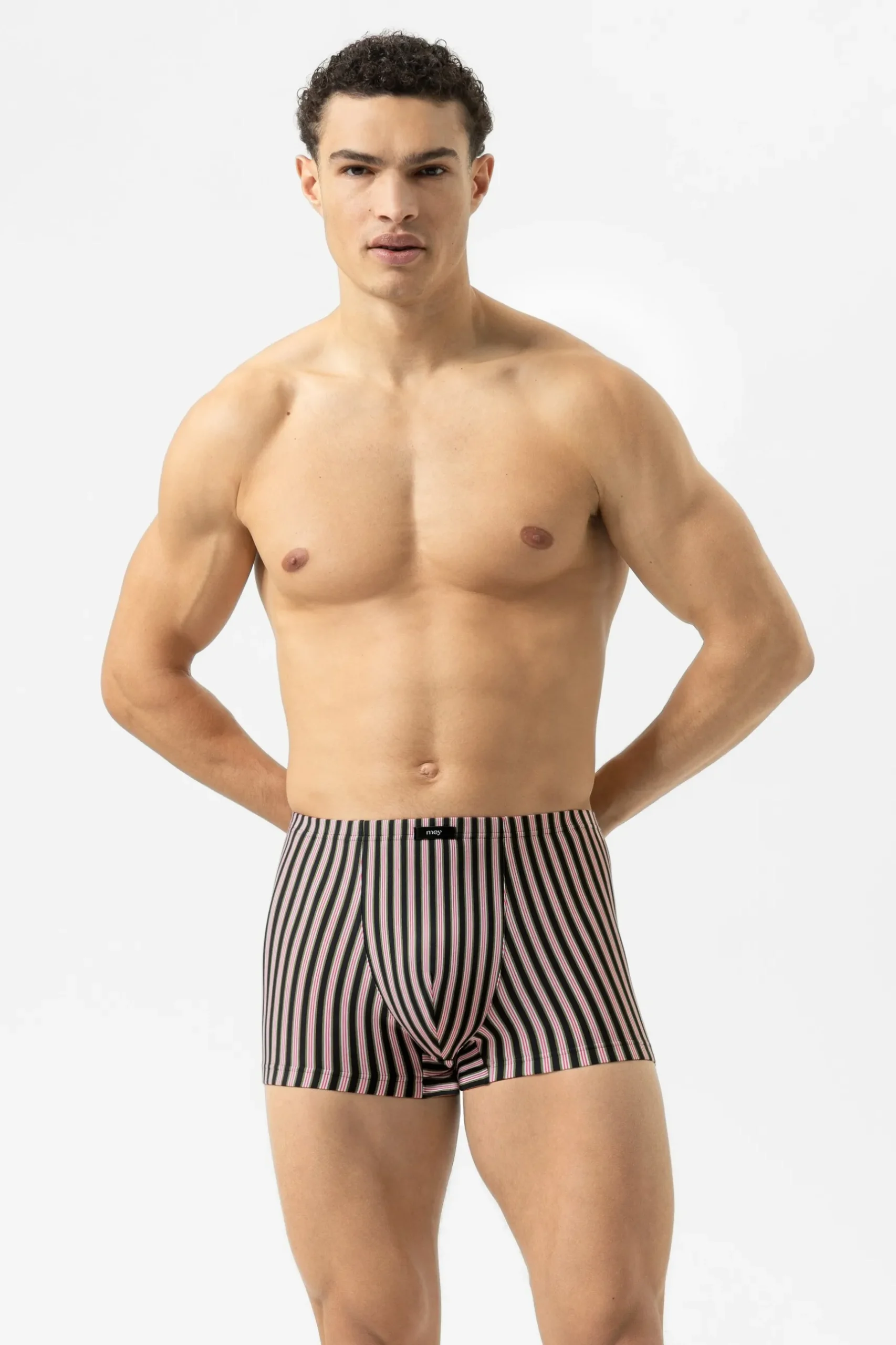 Herren Mey Shorty Serie Forward Stripes