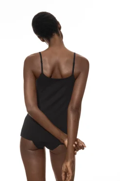 Damen Mey Spaghetti Top Serie Comfort Cotton