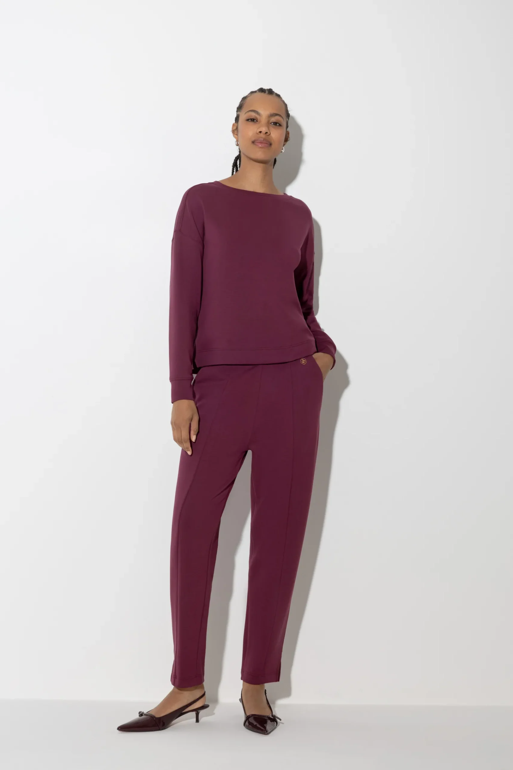 Damen Mey Sweatshirt Serie Pure Softness