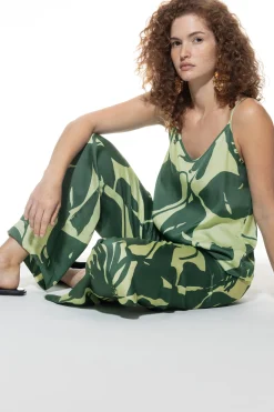 Damen Mey Top Serie Tropical Leaves
