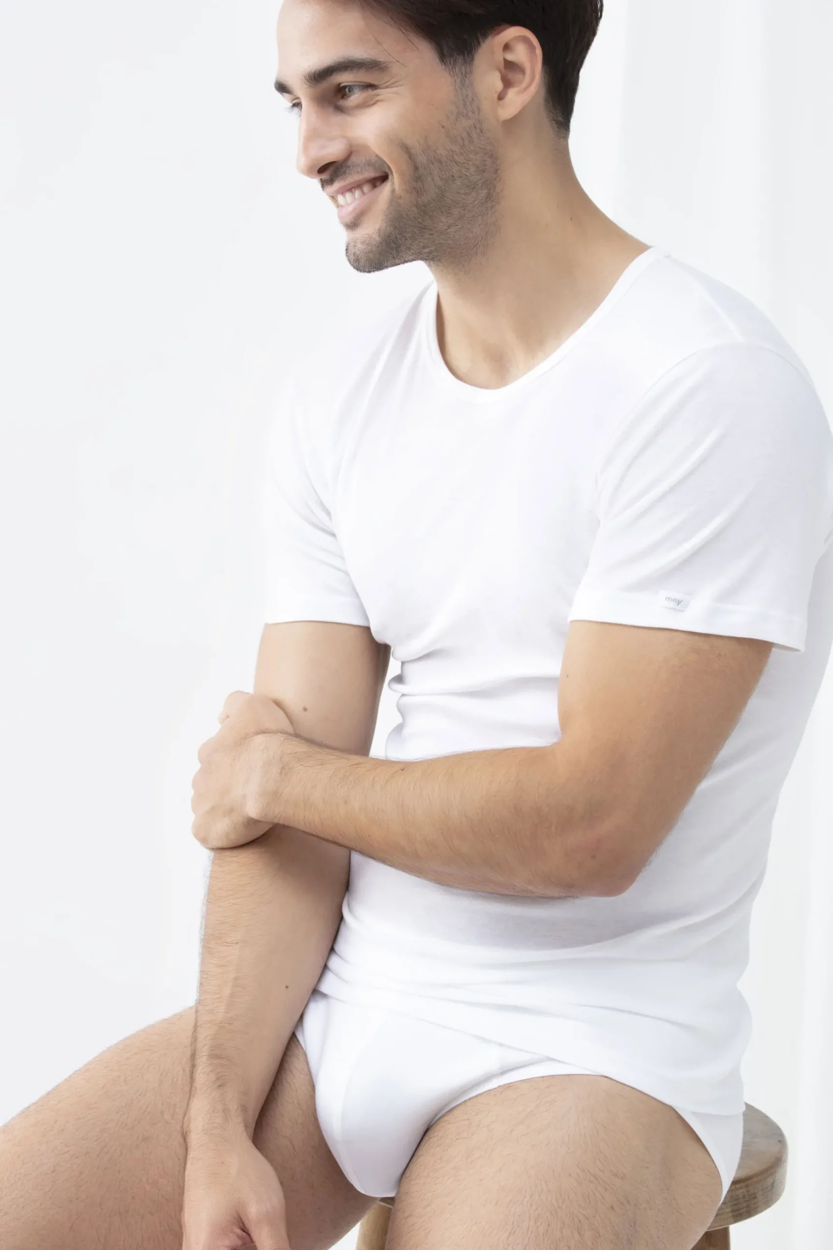 Herren Mey T-Shirt Serie Noblesse
