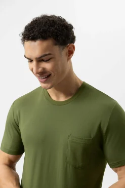 Herren Mey T-Shirt Serie Dry Cotton Night