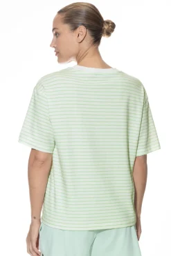 Damen Mey T-Shirt Serie Striped Holidays