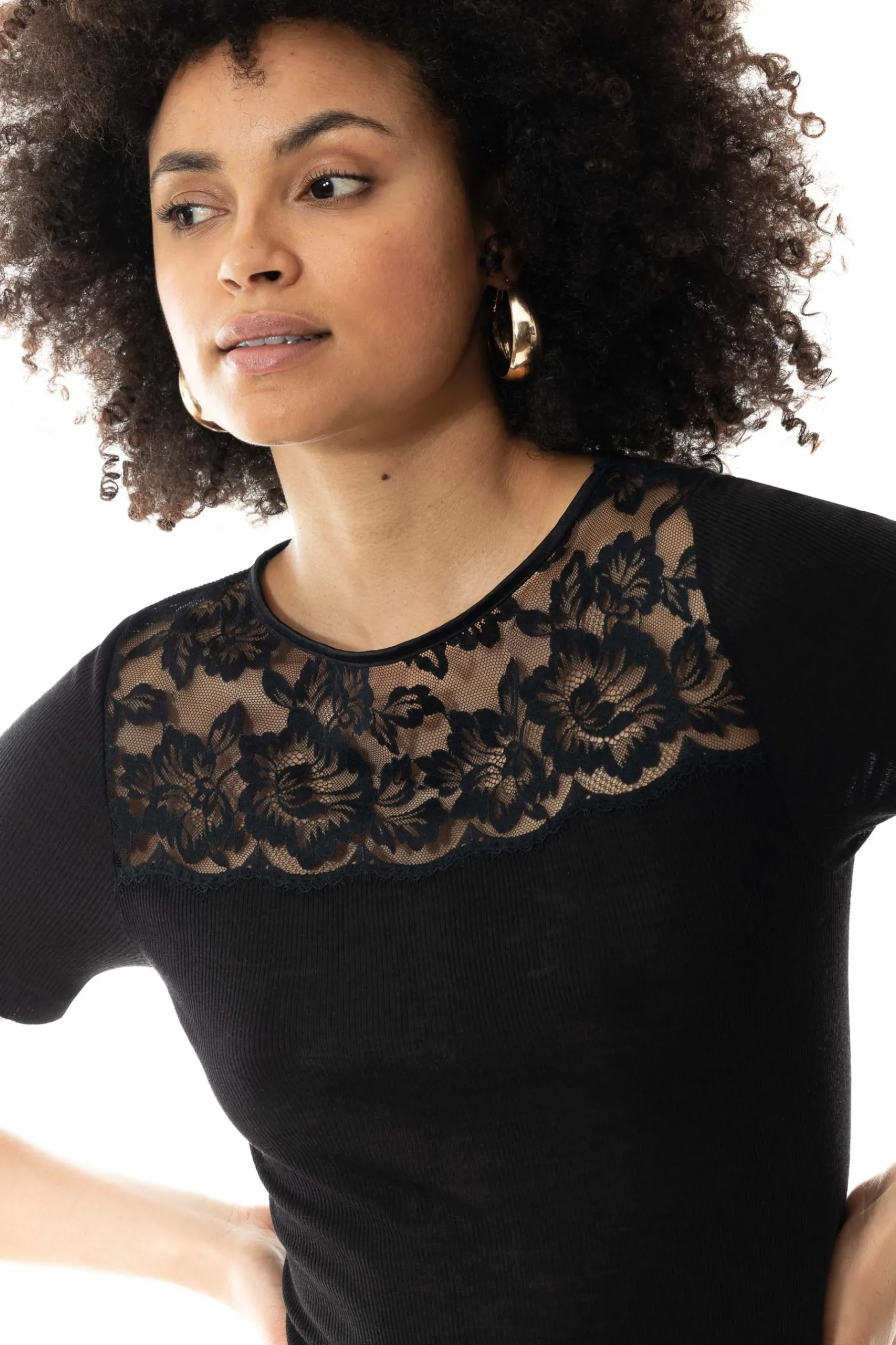 Damen Mey T-Shirt Serie Wool Love