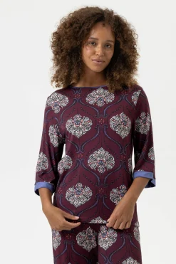 Damen Mey T-Shirt 3/4 Arm Serie Mysterious Ornaments