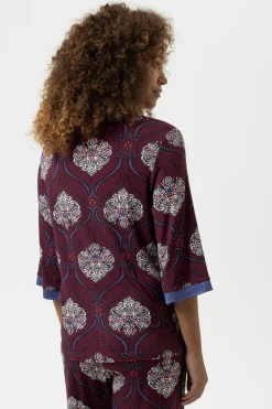 Damen Mey T-Shirt 3/4 Arm Serie Mysterious Ornaments