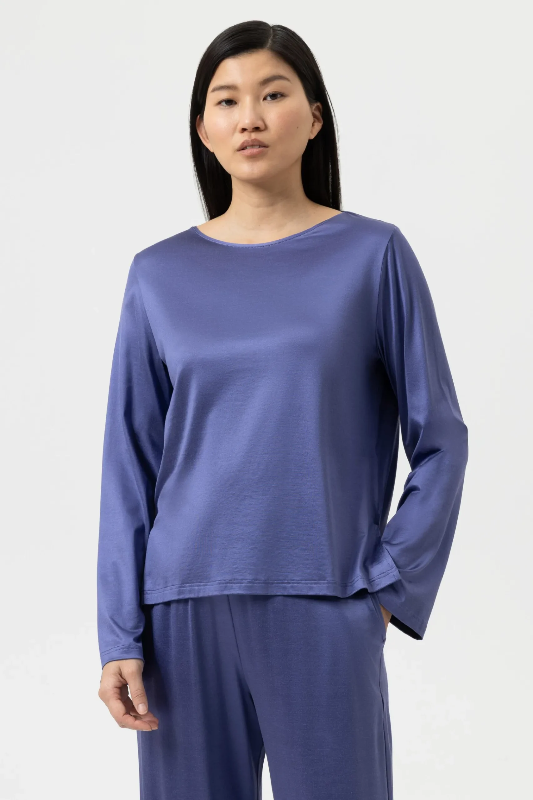 Damen Mey T-Shirt langarm Serie Pure Shine